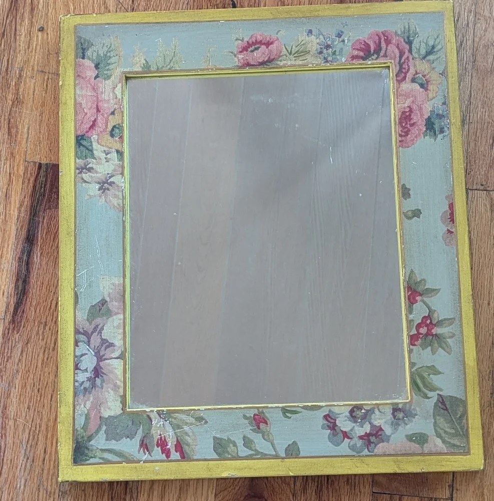 Vintage 12x14 floral